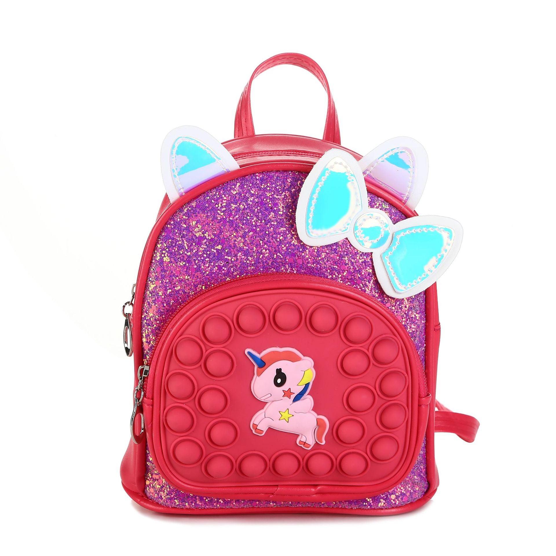 Niños al por mayor Silicone Cartoon linda bolso escolar